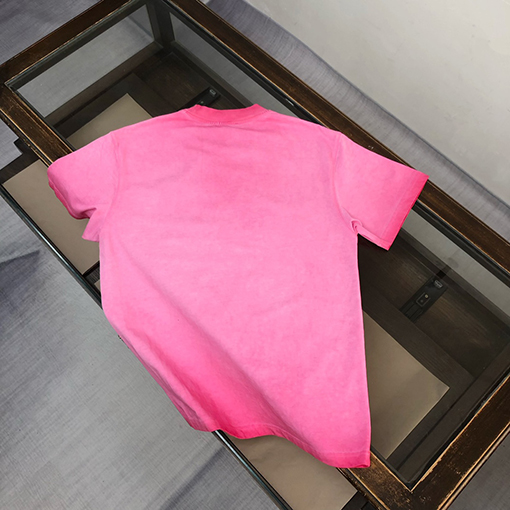 モンクレール 新しい重工炒め色水洗いクラシックダブルロゴ半袖Tシャツ