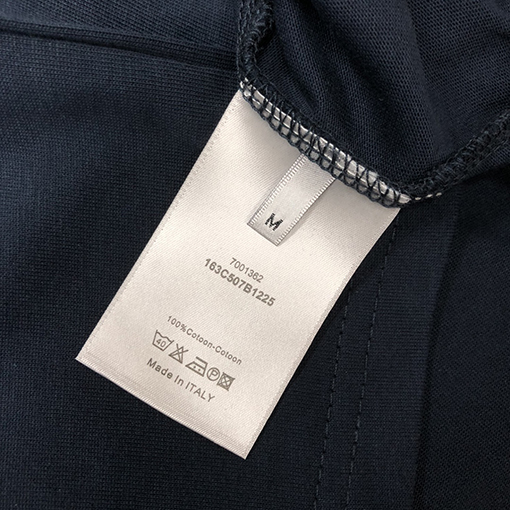 ディオール 新しい刺繍ロゴラウンドネック半袖Tシャツ