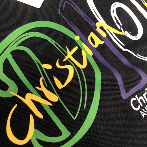 ディオールコピー コントラストプリントロゴラウンドネック半袖Tシャツ