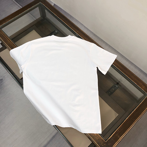 ディオールコピー コントラストプリントロゴラウンドネック半袖Tシャツ