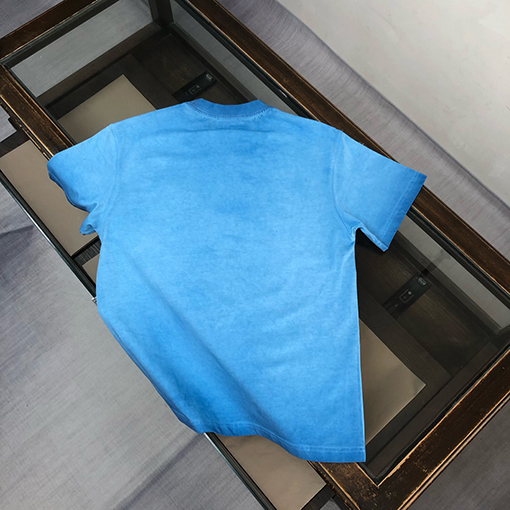 モンクレール 新しい重工炒め色水洗いクラシックダブルロゴ半袖Tシャツ