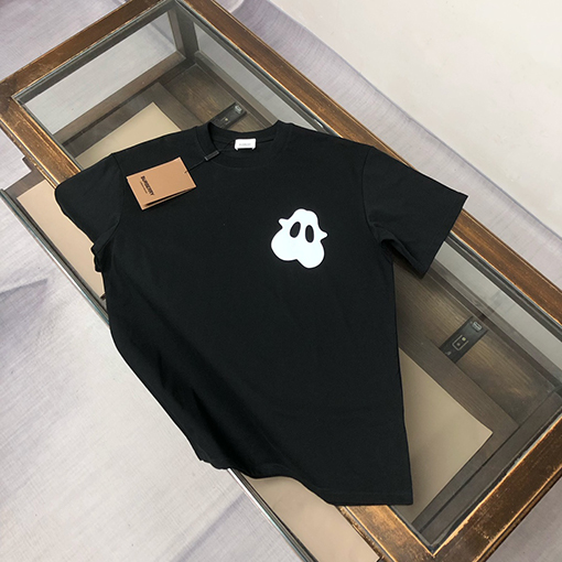 バーバリー 胸の小さなモンスタープリント半袖Tシャツ