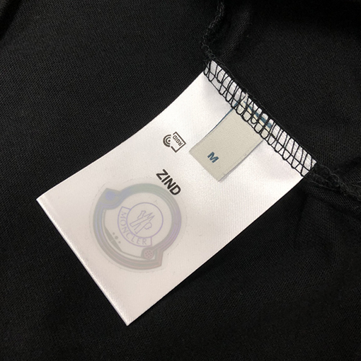 モンクレール 胸のブランドプリントロゴクラフト半袖Tシャツ