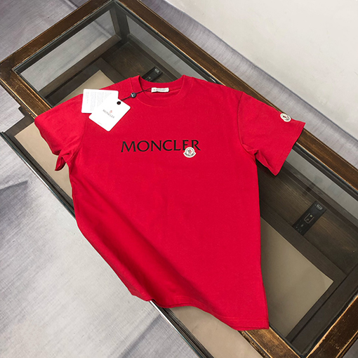 モンクレール 新しいロゴプリント半袖Tシャツ