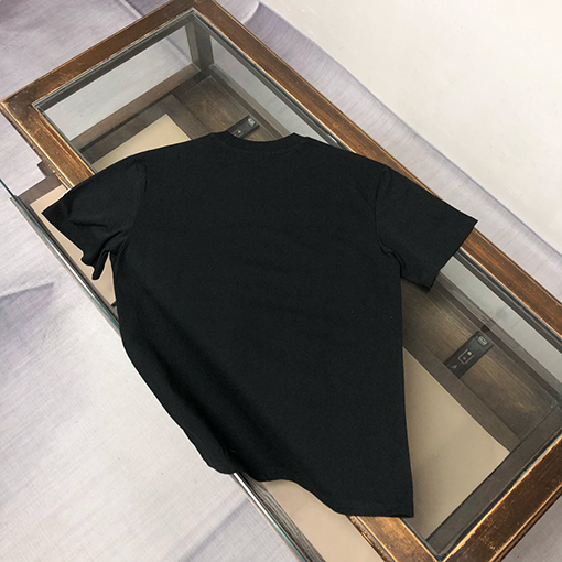 モンクレール 胸のブランドプリントロゴクラフト半袖Tシャツ
