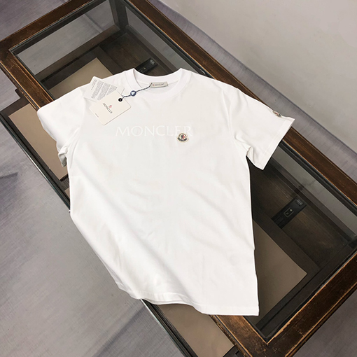 モンクレール 新しいロゴプリント半袖Tシャツ