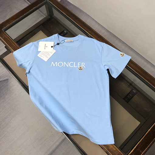 モンクレール 新しいロゴプリント半袖Tシャツ
