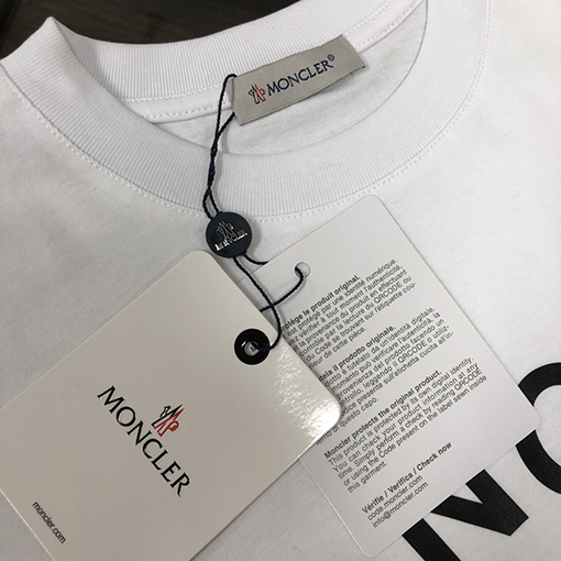 モンクレール プリントロゴ半袖Tシャツ