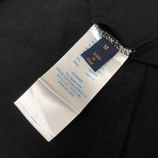 ルイヴィトン フロントロゴロゴプリントクルーネック半袖Tシャツ