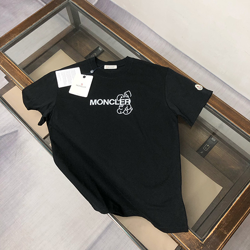 モンクレールスーパーコピー 前後ブランドプリントロゴ半袖Tシャツ