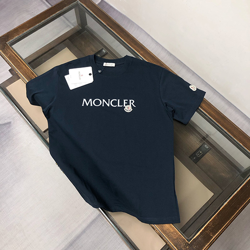 モンクレール 新しいロゴプリント半袖Tシャツ