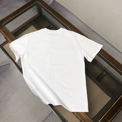 モンクレール 胸にブランドプリントゴースト文字ロゴ半袖Tシャツ