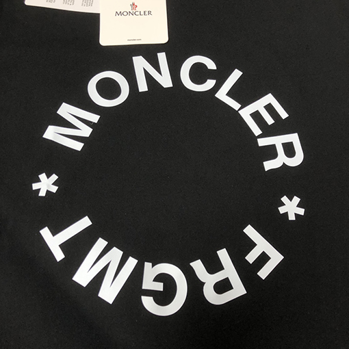 モンクレール プリントロゴ半袖Tシャツ