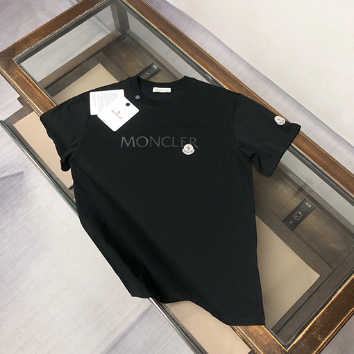 モンクレール 新しいロゴプリント半袖Tシャツ