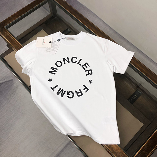 モンクレール プリントロゴ半袖Tシャツ