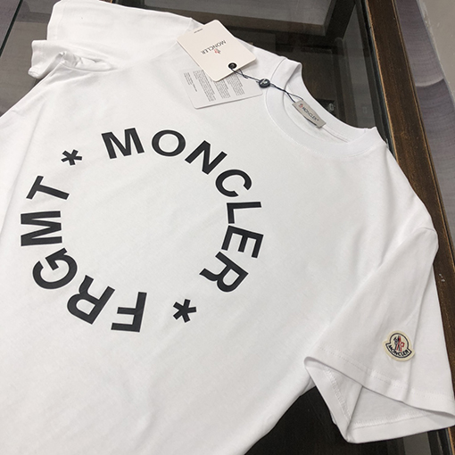 モンクレール プリントロゴ半袖Tシャツ