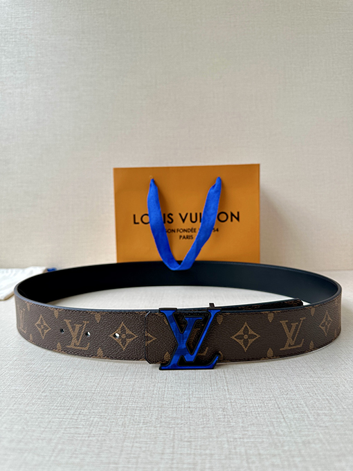 ルイヴィトンLV Initiales バックル両面ベルト