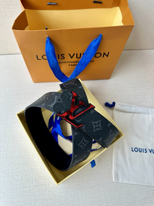 ルイヴィトンLV Initiales バックル両面ベルト