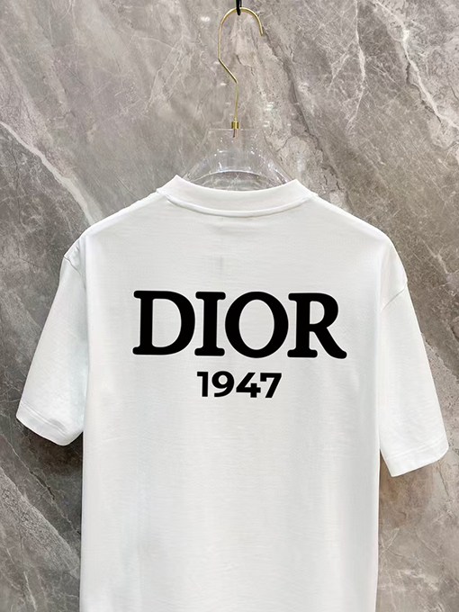 ディオールコピー新しい半袖ラウンドネックTシャツ