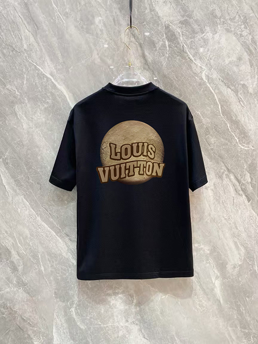 ルイヴィトンコピーカウンター半袖ラウンドネックTシャツ