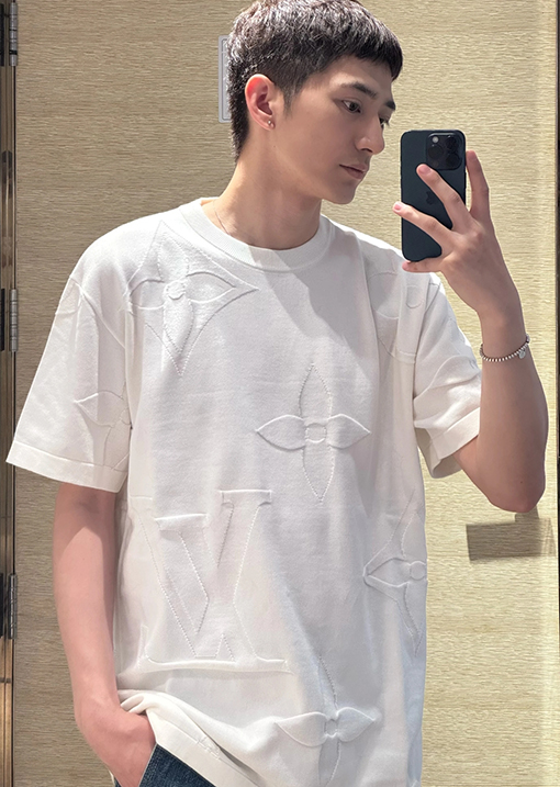 ルイヴィトンLouis Vuittonスーパーコピージャカード&middot;ニット 半袖 Tシャツ