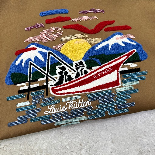 ルイヴィトン Nigo  コラボ 刺繍 カーゴ ジャケット アウター