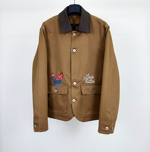 ルイヴィトン Nigo  コラボ 刺繍 カーゴ ジャケット アウター