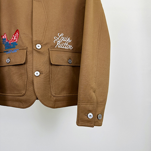 ルイヴィトン Nigo  コラボ 刺繍 カーゴ ジャケット アウター