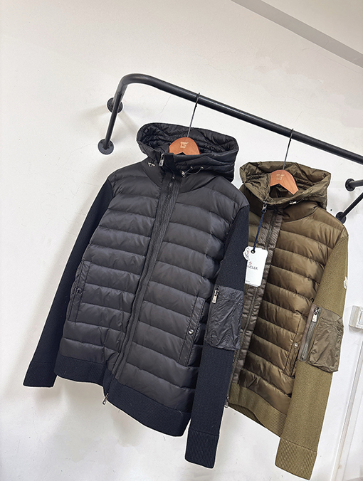 モンクレールMONCLERスーパーコピーウールパッチニットダウンジャンパー