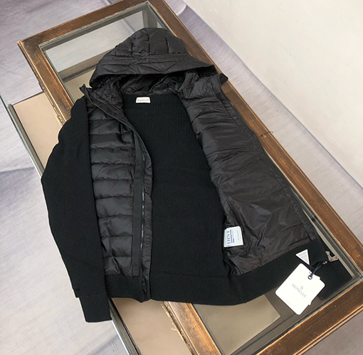 モンクレールMONCLERスーパーコピーウールパッチニットダウンジャンパー