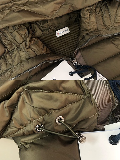 モンクレールMONCLERスーパーコピーウールパッチニットダウンジャンパー