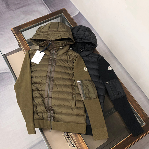 モンクレールMONCLERスーパーコピーウールパッチニットダウンジャンパー