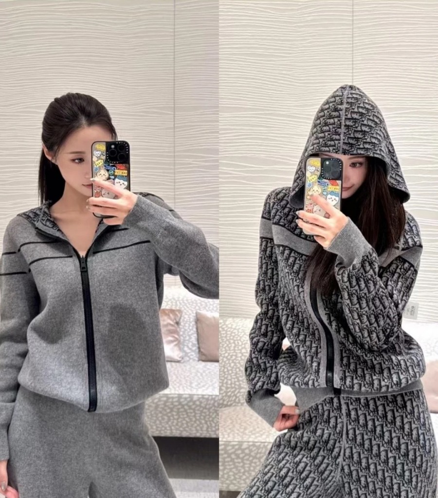 ディオール スーパーコピーレディース ジャケット 春 ツイード ジャンパー