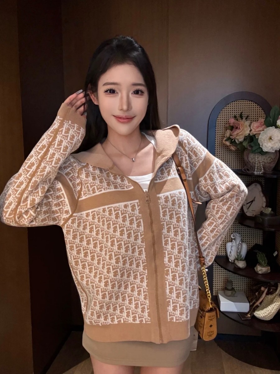 ディオール スーパーコピーレディース ジャケット 春 ツイード ジャンパー