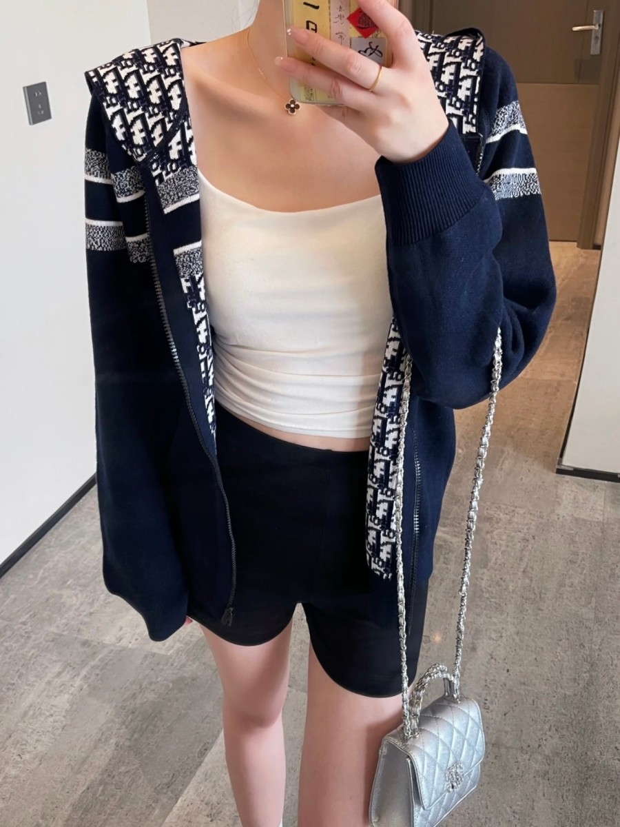 ディオール スーパーコピーレディース ジャケット 春 ツイード ジャンパー