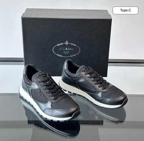 プラダ スーパーコピーメンズ プラックス 2.0 リナイロン＆スエード スニーカー