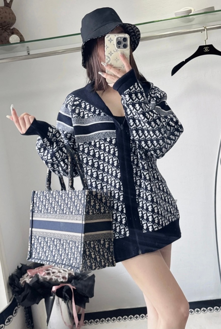 ディオール スーパーコピーレディース ジャケット 春 ツイード ジャンパー