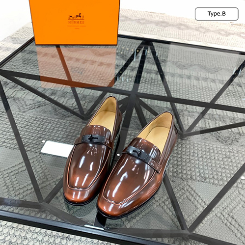 エルメスメンズ シューズ足にフィットしやすい美しいラスト（木型）設計