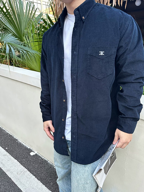 セリーヌスーパーコピーメンズ・レディース兼用のユニセックスシャツ