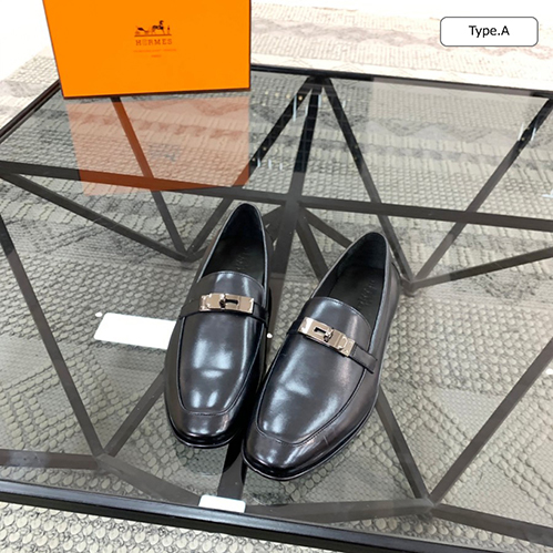 エルメスメンズ シューズ足にフィットしやすい美しいラスト（木型）設計