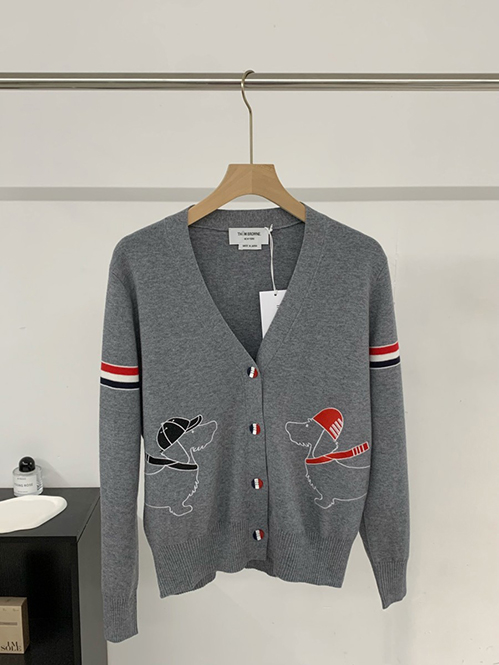 トム ブラウンスーパーコピー レディース ニットカーディガントリコロールライン