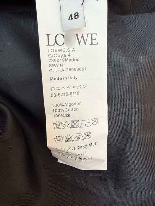 ロエベ スーパーコピーメンズ ジャケット アウター春・秋