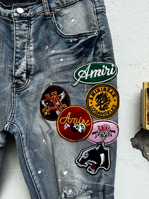 アミリ スーパーコピーデニムパンツダメージ加工