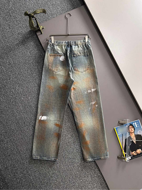 フェンディ スーパーコピーデニムパンツダメージ加工