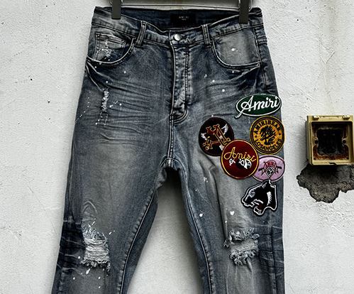 アミリ スーパーコピーデニムパンツダメージ加工
