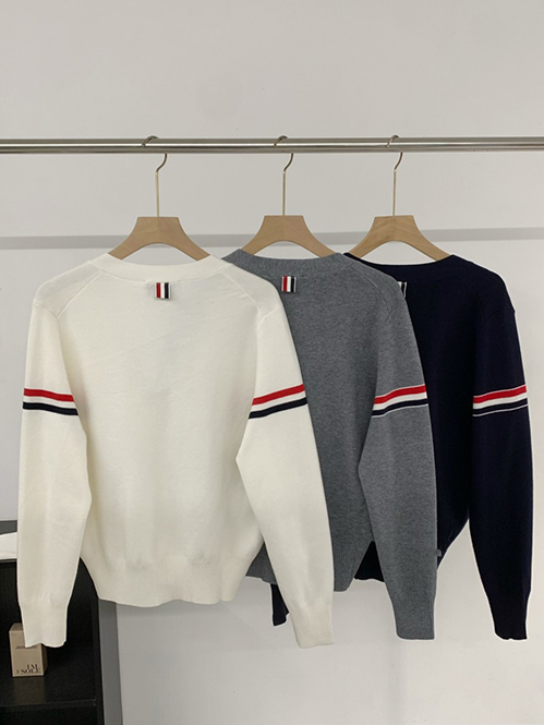 トム ブラウンスーパーコピー レディース ニットカーディガントリコロールライン