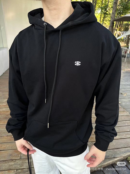 セリーヌ スーパーコピーフード付き Tシャツ パーカー