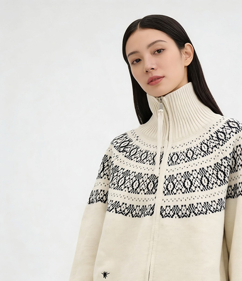 ディオール レディース ニットジャケット アウター暖かさ