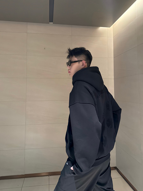 クロムハーツスーパーコピー パーカー フードジャケットクロスパッチ付き