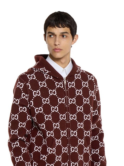 グッチ スーパーコピー両面ニットジャケットアウターブルゾンタイプ